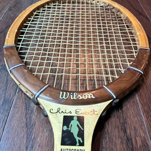 Wilson Other - Vintage Wilson Chris Evert Autograph Tennis Racket w/ Cover